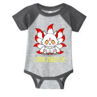 Funny I Give Zero Fox Japanese Nine Tail Fox Infant Baby Jersey Bodysuit