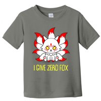 Funny I Give Zero Fox Japanese Nine Tail Fox Toddler T-Shirt