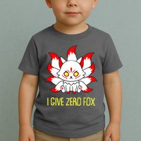 Funny I Give Zero Fox Japanese Nine Tail Fox Toddler T-Shirt
