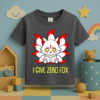 Funny I Give Zero Fox Japanese Nine Tail Fox Toddler T-Shirt