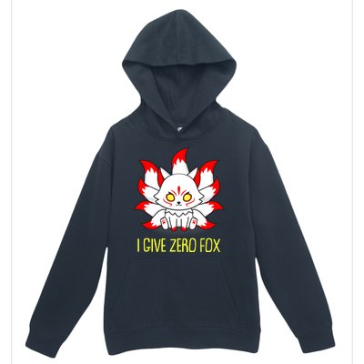 Funny I Give Zero Fox Japanese Nine Tail Fox Urban Pullover Hoodie