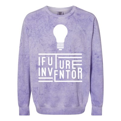 Future Inventor Gift Artificial Intelligence Gift Colorblast Crewneck Sweatshirt