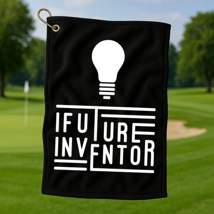 Future Inventor Gift Artificial Intelligence Gift Golf Towel