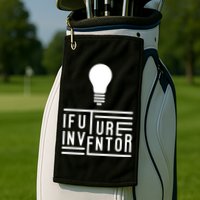 Future Inventor Gift Artificial Intelligence Gift Golf Towel