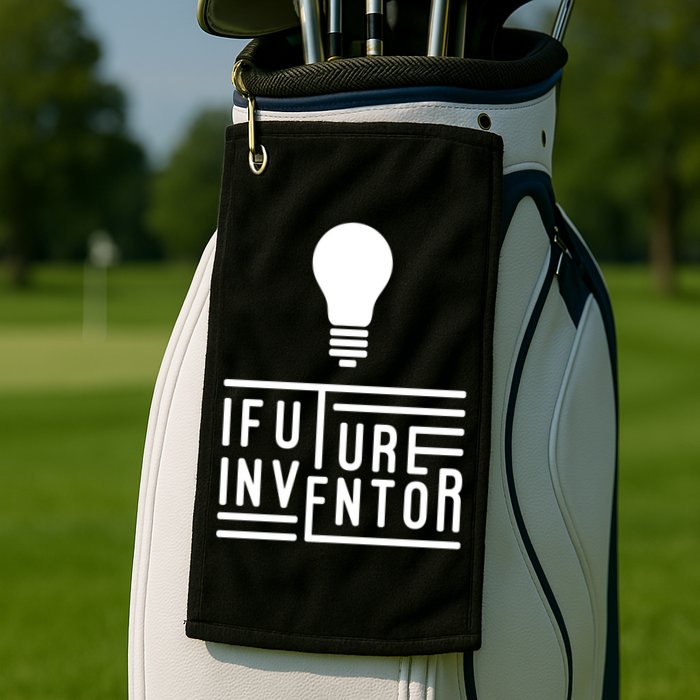 Future Inventor Gift Artificial Intelligence Gift Golf Towel