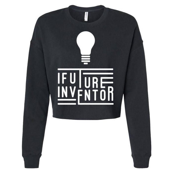 Future Inventor Gift Artificial Intelligence Gift Cropped Pullover Crew