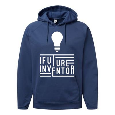 Future Inventor Gift Artificial Intelligence Gift Performance Fleece Hoodie