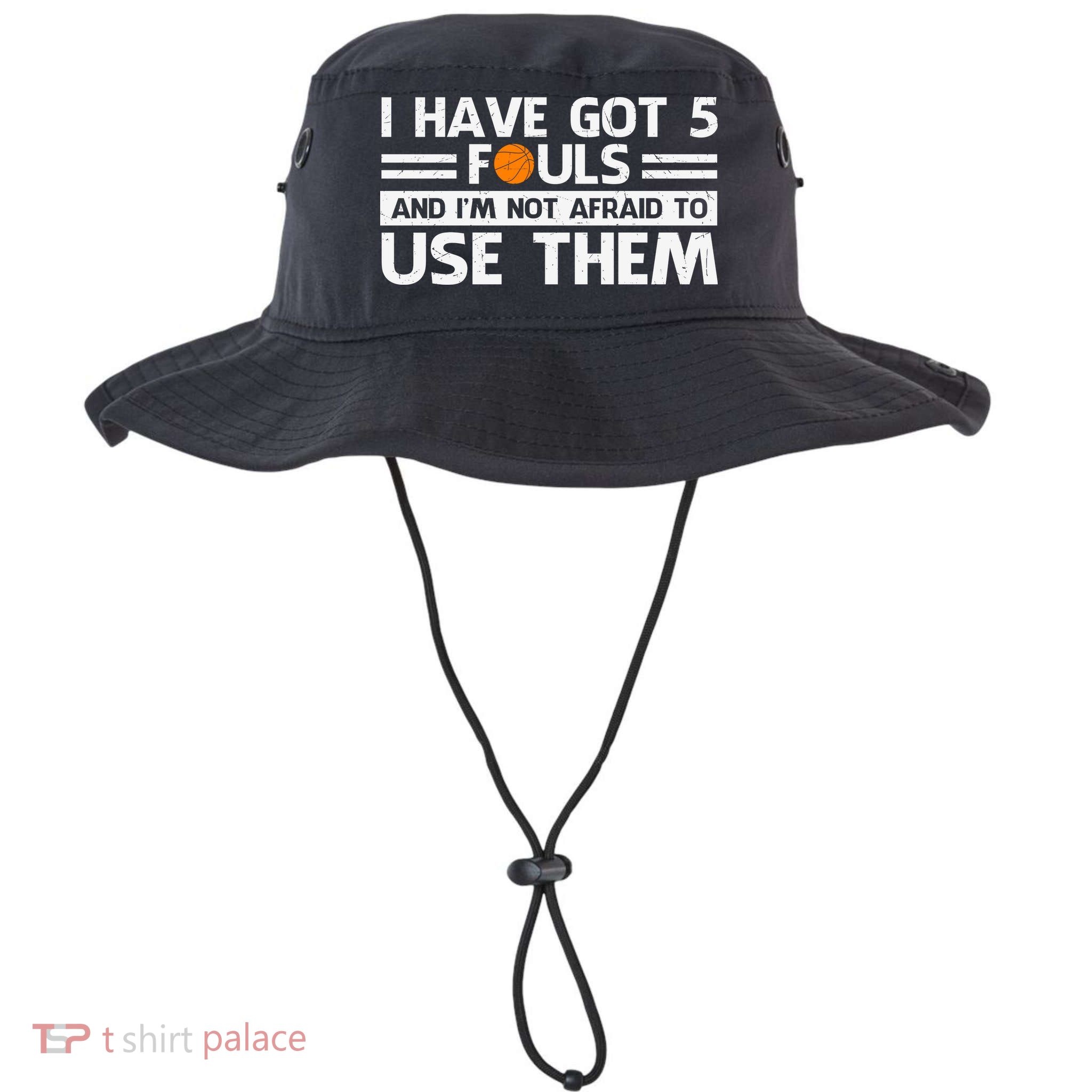 Funny I've Got 5 Fouls Funny Basketball Player Basketball Quotes Bucket Hat