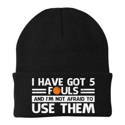 Funny I've Got 5 Fouls Funny Basketball Player Basketball Quotes Beanie