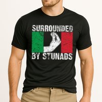 Funny Italian Gift For Cool Surrounded By Stunads Cooling Performance Crew T-Shirt