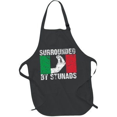 Funny Italian Gift For Cool Surrounded By Stunads Apron