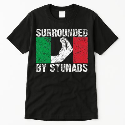 Funny Italian Gift For Cool Surrounded By Stunads Tall T-Shirt