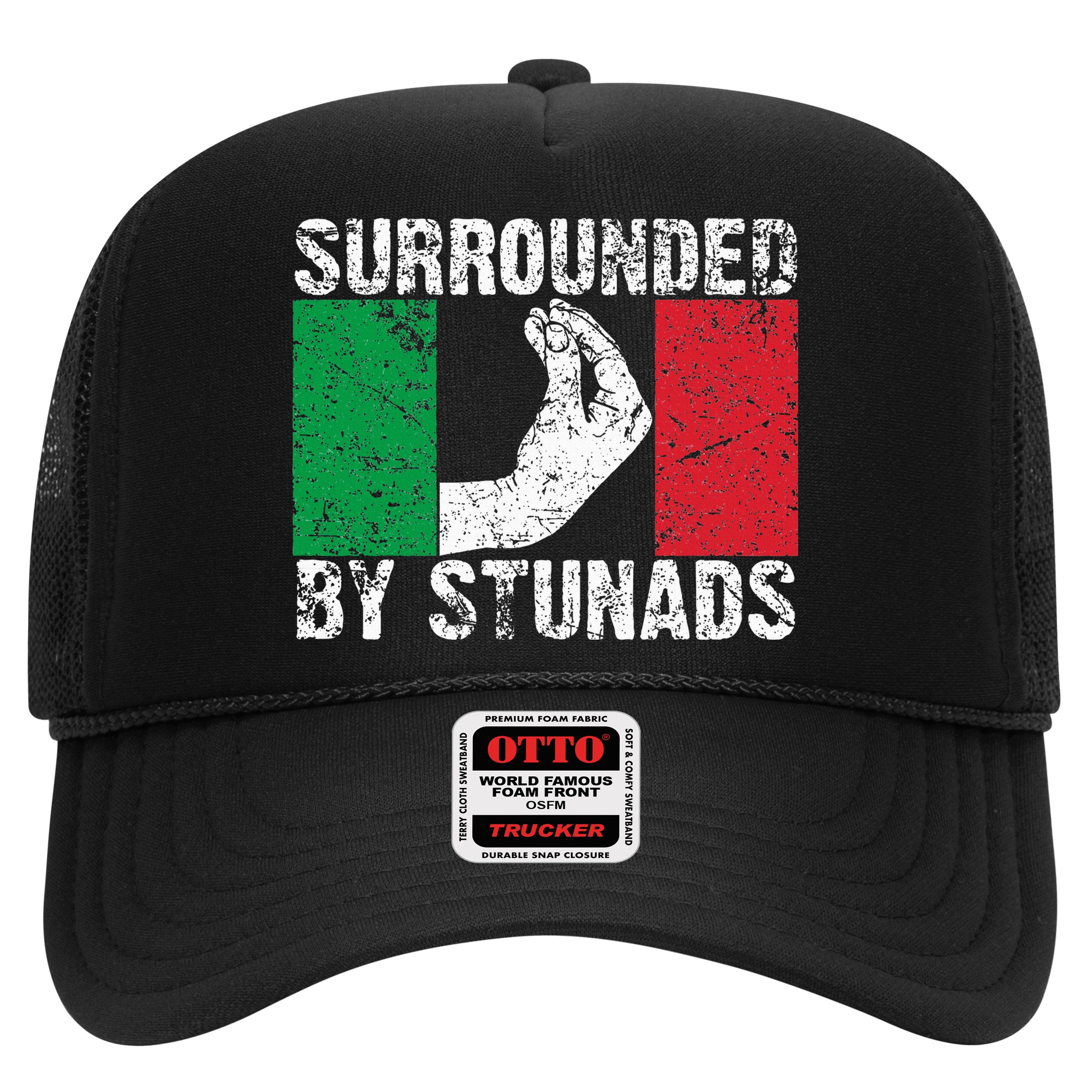 Funny Italian Gift For Cool Surrounded By Stunads Hat