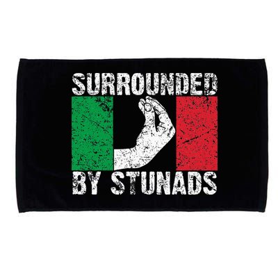 Funny Italian Gift For Cool Surrounded By Stunads Microfiber Hand Towel