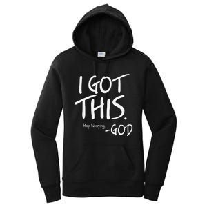 Funny I Got This God Christianity Religion Gift Women's Pullover Hoodie