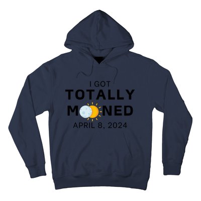 Funny I Got Totally Mooned Total Solar Eclipse April 8 Hoodie