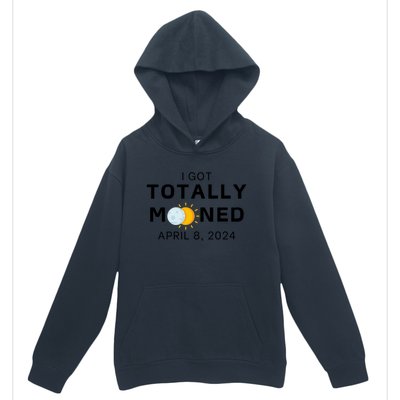 Funny I Got Totally Mooned Total Solar Eclipse April 8 Urban Pullover Hoodie