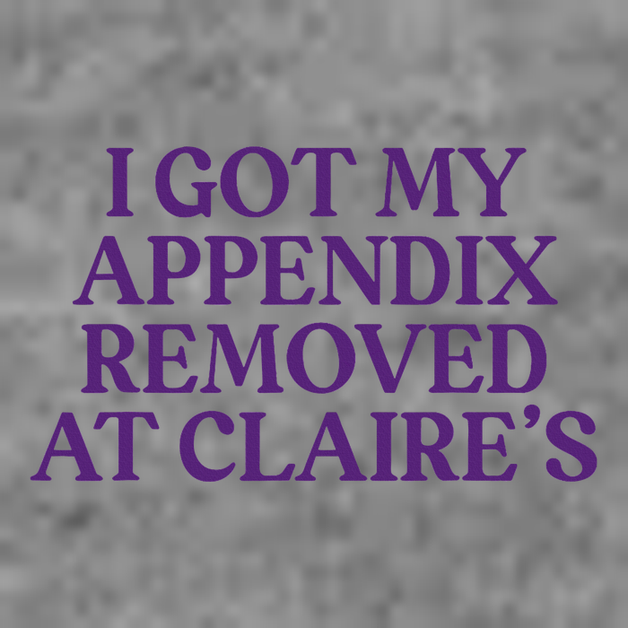 Funny I Got My Appendix Removed At ClaireS Meme Trending 7-Panel Snapback Hat