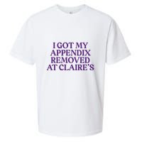 Funny I Got My Appendix Removed At ClaireS Meme Trending Sueded Cloud Jersey T-Shirt