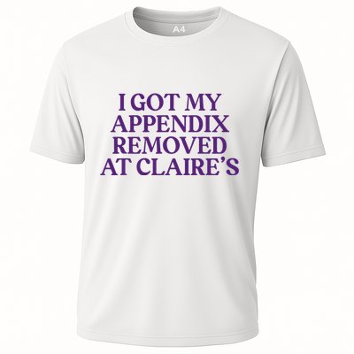 Funny I Got My Appendix Removed At ClaireS Meme Trending Performance Shirt
