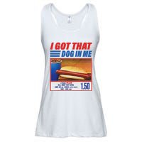 Funny I Got That Dog In Me Funny Hotdog Meme Viral Quote Ladies Essential Flowy Tank