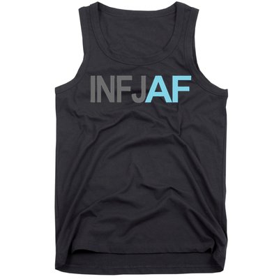 Funny Introvert Gift Sarcastic Personality Humor Infj Af Tank Top