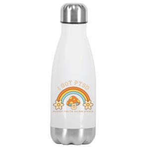 Funny I Got Ptsd Pussy Thats So Delicious Stainless Steel Insulated Water Bottle