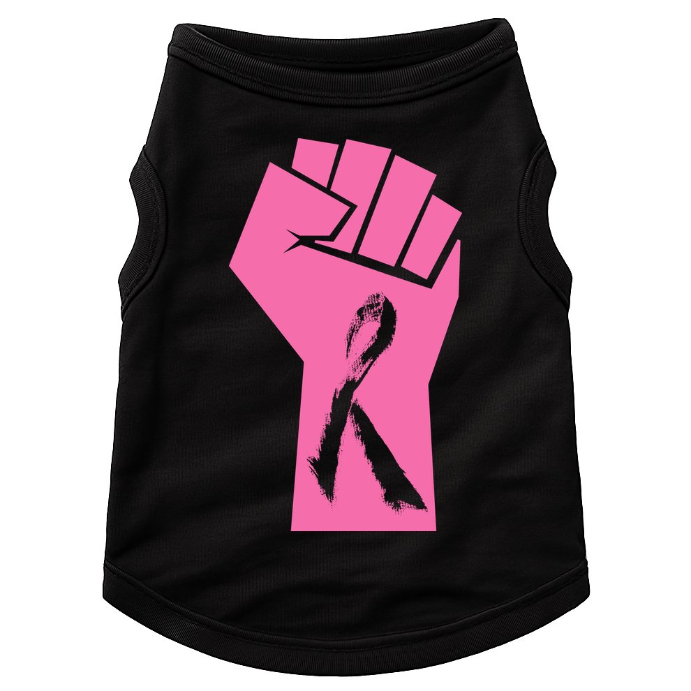 Fight Against Breast Cancer Fist Doggie Tank
