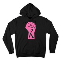 Fight Against Breast Cancer Fist Hoodie