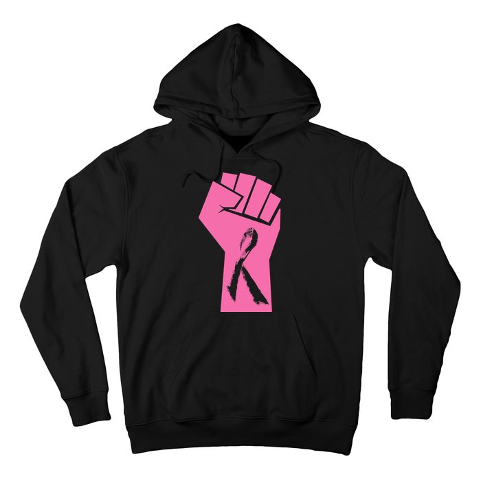 Fight Against Breast Cancer Fist Hoodie