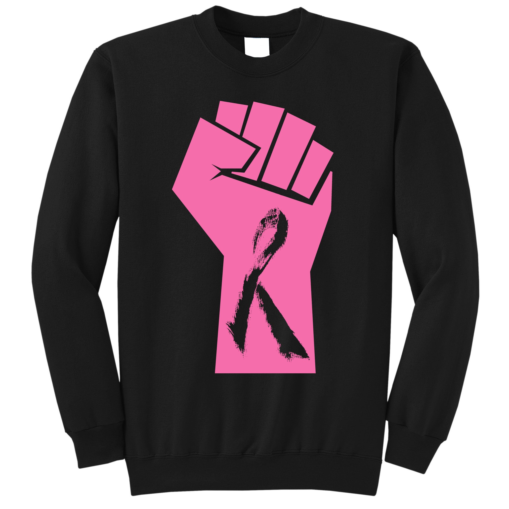 Fight Against Breast Cancer Fist Sweatshirt