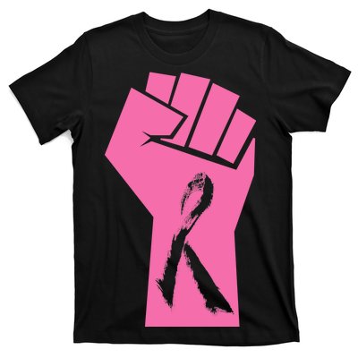 Fight Against Breast Cancer Fist T-Shirt