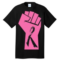 Fight Against Breast Cancer Fist Tall T-Shirt