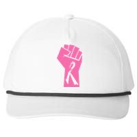 Fight Against Breast Cancer Fist Snapback Five-Panel Rope Hat