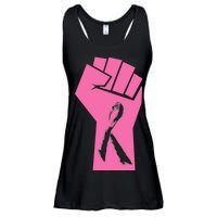 Fight Against Breast Cancer Fist Ladies Essential Flowy Tank