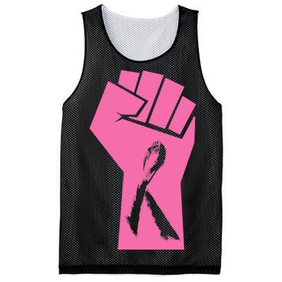 Fight Against Breast Cancer Fist Mesh Reversible Basketball Jersey Tank