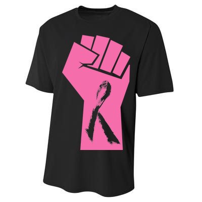 Fight Against Breast Cancer Fist Performance Sprint T-Shirt