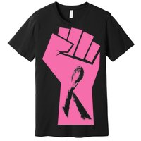 Fight Against Breast Cancer Fist Premium T-Shirt