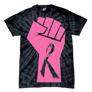 Fight Against Breast Cancer Fist Tie-Dye T-Shirt