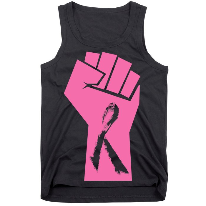 Fight Against Breast Cancer Fist Tank Top