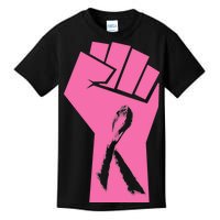 Fight Against Breast Cancer Fist Kids T-Shirt