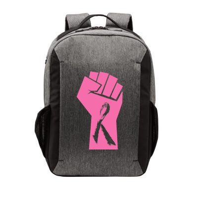 Fight Against Breast Cancer Fist Vector Backpack