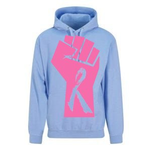 Fight Against Breast Cancer Fist Unisex Surf Hoodie