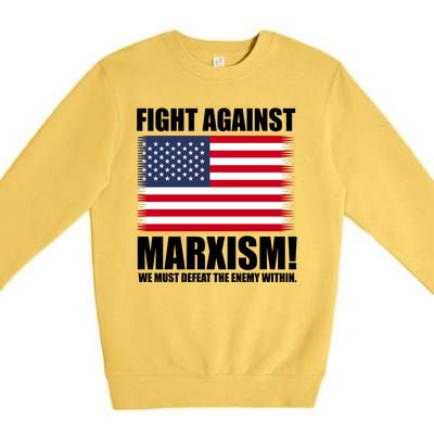 Fight Against Marxism Premium Crewneck Sweatshirt