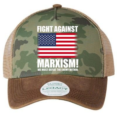 Fight Against Marxism Legacy Tie Dye Trucker Hat