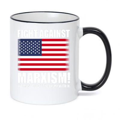 Fight Against Marxism 11oz Black Color Changing Mug