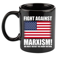 Fight Against Marxism 11oz C Handle Ceramic Mug