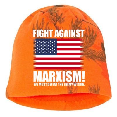 Fight Against Marxism Kati - Camo Knit Beanie