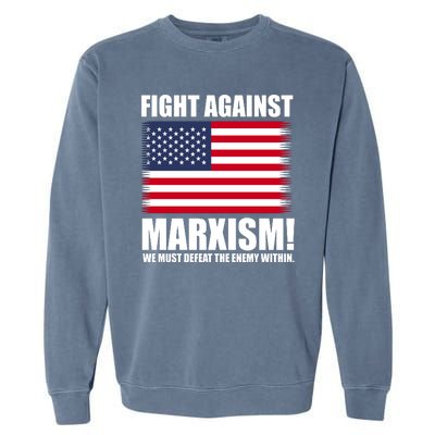 Fight Against Marxism Garment-Dyed Sweatshirt