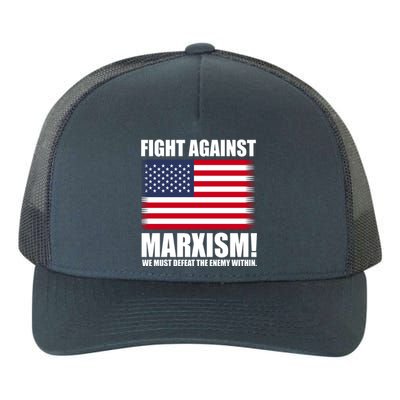 Fight Against Marxism Yupoong Adult 5-Panel Trucker Hat